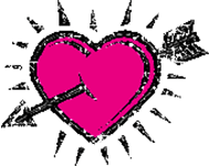 Gif animé coeur rose